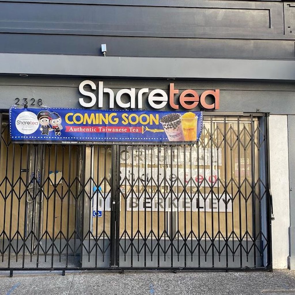 Sharetea Postpones Berkeley Debut to Late 2021